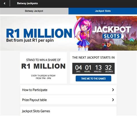 How to play Jackpots at Betway .